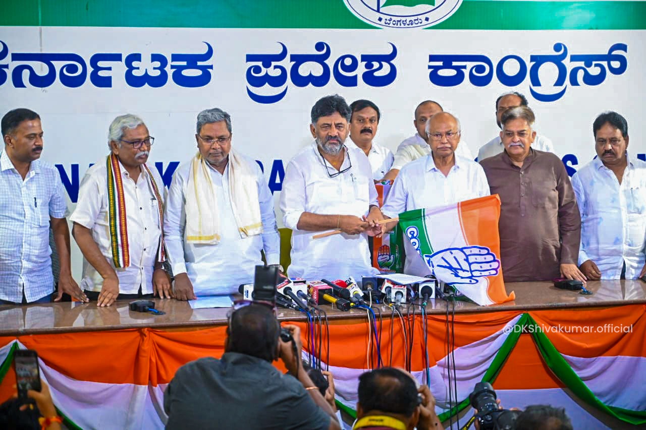 ಬಿಜೆಪಿ ತೊರೆದಿದ್ದ ಮಾಜಿ ಶಾಸಕ ಎನ್​.ವೈ.ಗೋಪಾಲಕೃಷ್ಣ ಕಾಂಗ್ರೆಸ್ ಸೇರ್ಪಡೆ