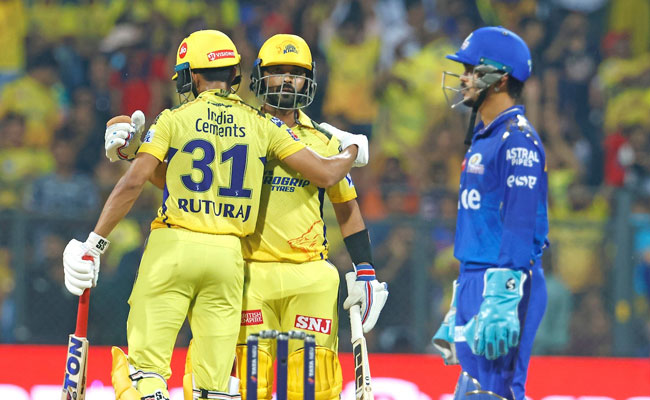 IPL: ಮುಂಬೈ ವಿರುದ್ಧ ಚೆನ್ನೈ ಸೂಪರ್ ಕಿಂಗ್ಸ್ ಗೆ 7 ವಿಕೆಟ್ ಜಯ