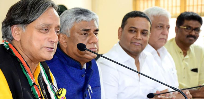 ಬಿಜೆಪಿ ಆಡಳಿತದಲ್ಲಿ ಕರ್ನಾಟಕ ಸಾಕಷ್ಟು ಬ್ರ್ಯಾಂಡ್‍ಗಳನ್ನು ಕಳೆದುಕೊಳ್ಳುತ್ತಿದೆ: ಶಶಿ ತರೂರ್