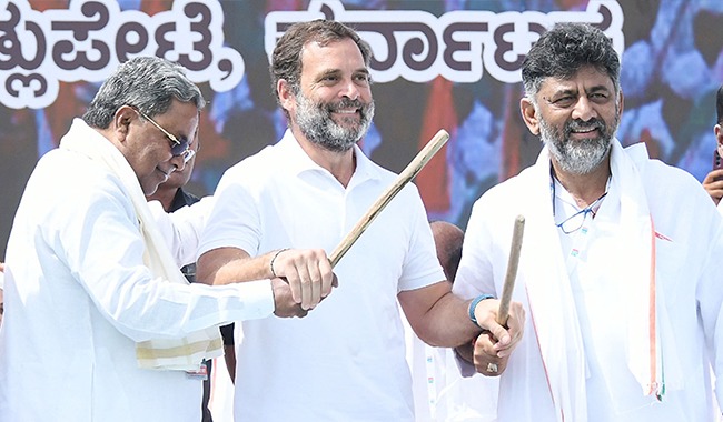 ಇಂಡಿಯಾ ಟುಡೇ-ಆಕ್ಸಿಸ್‌ ಮೈ ಇಂಡಿಯಾ ಚುನಾವಣೋತ್ತರ ಸಮೀಕ್ಷೆಯಲ್ಲಿ ಕಾಂಗ್ರೆಸ್‌ ಗೆ ಸ್ಪಷ್ಟ ಬಹುಮತ