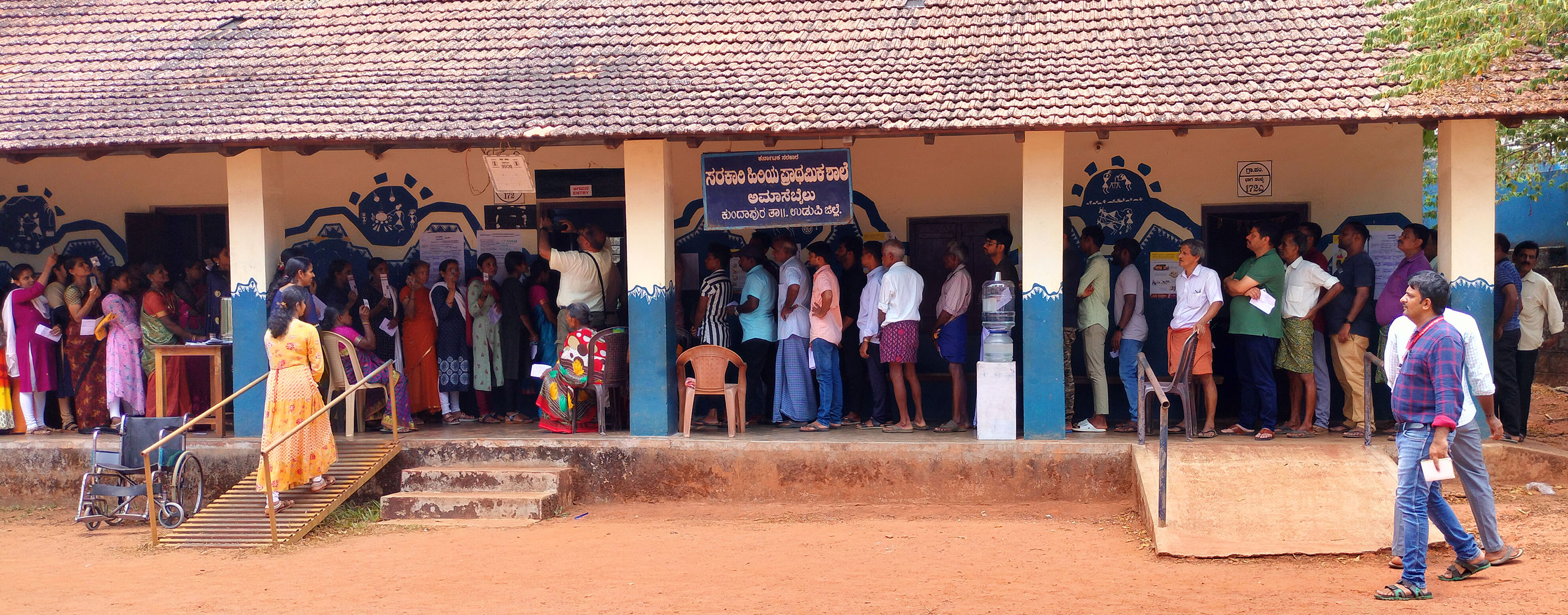 ಕಾಪು ಕ್ಷೇತ್ರದಲ್ಲಿ ಬಿರುಸಿನ ಶಾಂತಿಯುತ ಮತದಾನ