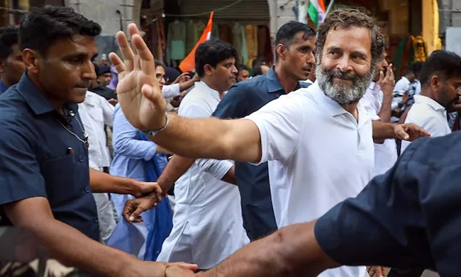 ರಾಹುಲ್ ಗಾಂಧಿಯವರ ಭಾರತ್ ಜೋಡೊ ಸಾಗಿದ ಕ್ಷೇತ್ರಗಳಲ್ಲಿ ಕಾಂಗ್ರೆಸ್​ ಜಯಭೇರಿ