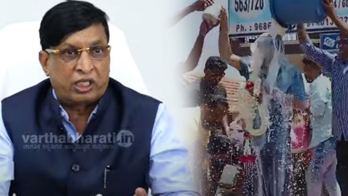 ಸಿ.ಟಿ.ರವಿ ಸೋಲಿಸಲು ಕಾಂಗ್ರೆಸ್​ ಬೆಂಬಲಿಸಿದ್ದ ಜೆಡಿಎಸ್ ಎಂಎಲ್​ಸಿಗೆ ಹಾಲಿನ ಅಭಿಷೇಕ