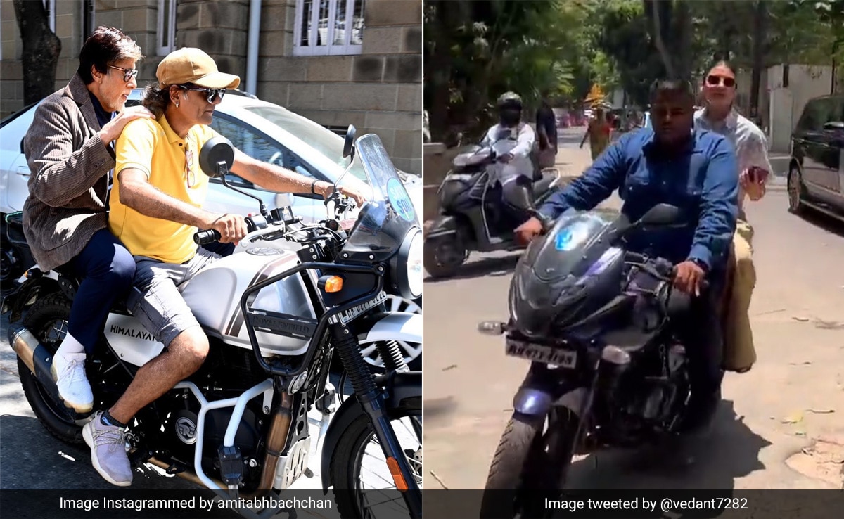 ಹೆಲ್ಮೆಟ್ ಇಲ್ಲದೆ ಸ್ಕೂಟರ್ ಸವಾರಿ ಮಾಡಿದ ಅಮಿತಾಬ್ ಬಚ್ಚನ್, ಅನುಷ್ಕಾ ಶರ್ಮಾ: ಜನರಿಂದ ಟೀಕೆ