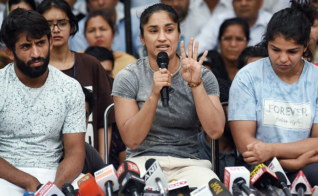 ಕುಸ್ತಿಪಟುಗಳ ಪ್ರತಿಭಟನೆಯನ್ನು ಜಾಗತಿಕ ಮಟ್ಟಕ್ಕೆ ಕೊಂಡೊಯ್ಯುತ್ತೇವೆ: ವಿನೇಶ್ ಫೋಗಟ್