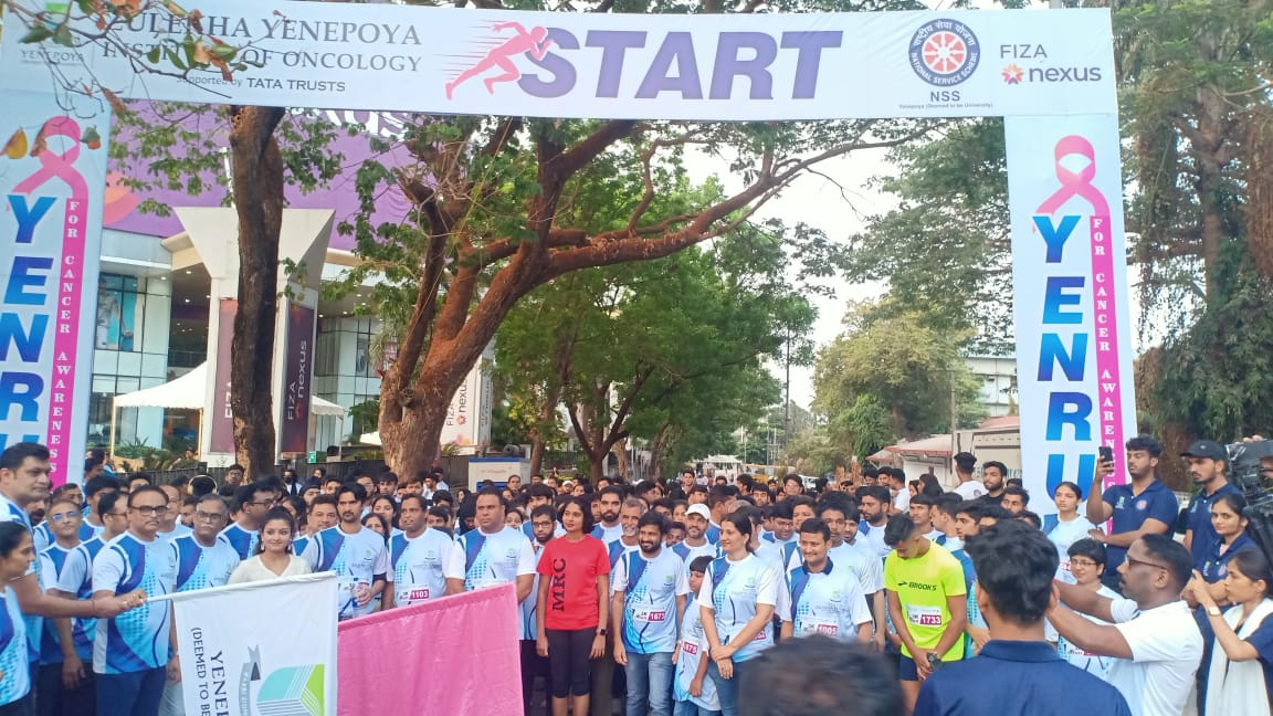 ಮಂಗಳೂರು: ಕಾನ್ಸರ್ ಜಾಗೃತಿಗಾಗಿ ‘ಯೆನ್ ರನ್’ ಓಟ