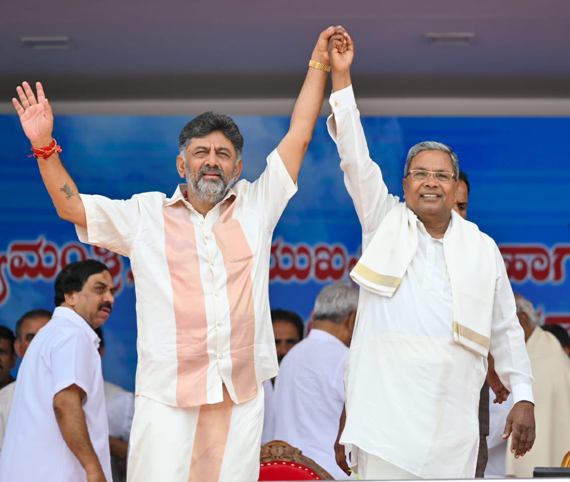 ಸಿದ್ದರಾಮಯ್ಯ, ಡಿ.ಕೆ.ಶಿವಕುಮಾರ್ ಗೆ ಪ್ರಧಾನಿ ಸಹಿತ ಗಣ್ಯರ ಶುಭ ಹಾರೈಕೆ ಸಿದ್ದರಾಮಯ್ಯ, ಡಿ.ಕೆ.ಶಿವಕುಮಾರ್ ಗೆ ಪ್ರಧಾನಿ ಸಹಿತ ಗಣ್ಯರ ಶುಭ ಹಾರೈಕೆ