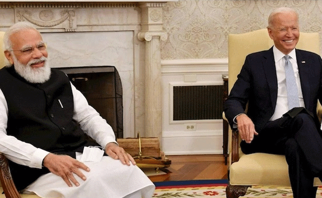 ನೀವು ತುಂಬಾ ಜನಪ್ರಿಯ: ಪ್ರಧಾನಿ ಮೋದಿಯನ್ನು ಶ್ಲಾಘಿಸಿದ ಜೋ ಬೈಡನ್‌