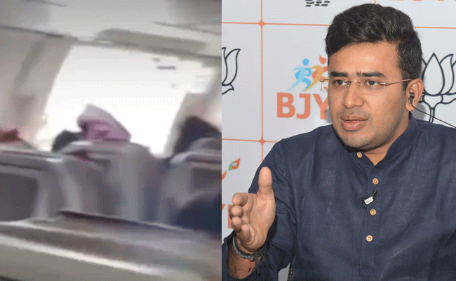 ಏಷಿಯಾನಾ ಏರ್‌ಲೈನ್ಸ್ ವಿಮಾನದ ತುರ್ತು ನಿರ್ಗಮನ ಬಾಗಿಲು ತೆರೆದ ಪ್ರಯಾಣಿಕ: ತೇಜಸ್ವಿ ಸೂರ್ಯ ಕಾಲೆಳೆದ ಜನರು !