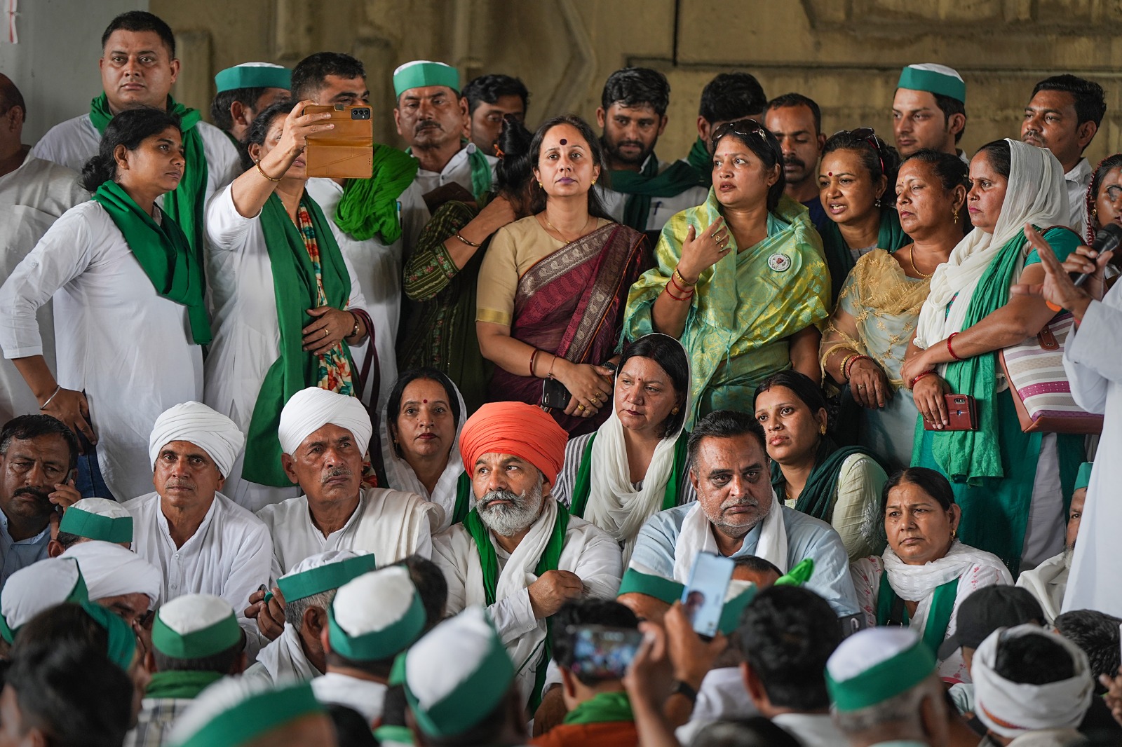 ಕುಸ್ತಿಪಟುಗಳ ಪ್ರತಿಭಟನೆ: ದಿಲ್ಲಿ ಪ್ರವೇಶಿಸಲು ರೈತರಿಗೆ ನಿರ್ಬಂಧ