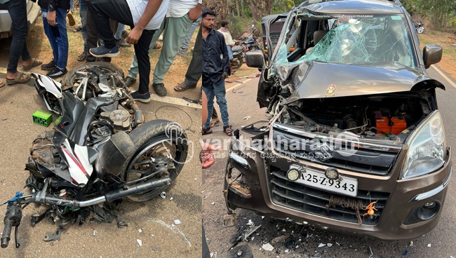 ಸೊರಬ: ಭೀಕರ ರಸ್ತೆ ಅಪಘಾತದಲ್ಲಿ ಸಹೋದರರಿಬ್ಬರು ಸ್ಥಳದಲ್ಲೇ ಮೃತ್ಯು