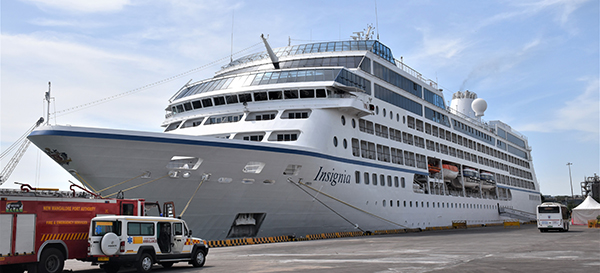 ನವಮಂಗಳೂರು ಬಂದರಿಗೆ ಆಗಮಿಸಿದ ‘ಎಂವಿ ಇನ್‌ಸಿಗ್ನಿಯ’ ಹಡಗು