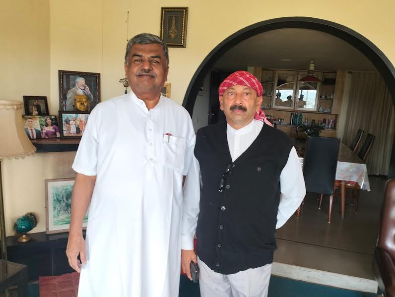 ಎನ್.ಯು.ನಾಚಪ್ಪ, ಬಿ.ಕೆ.ಹರಿಪ್ರಸಾದ್ ಭೇಟಿ