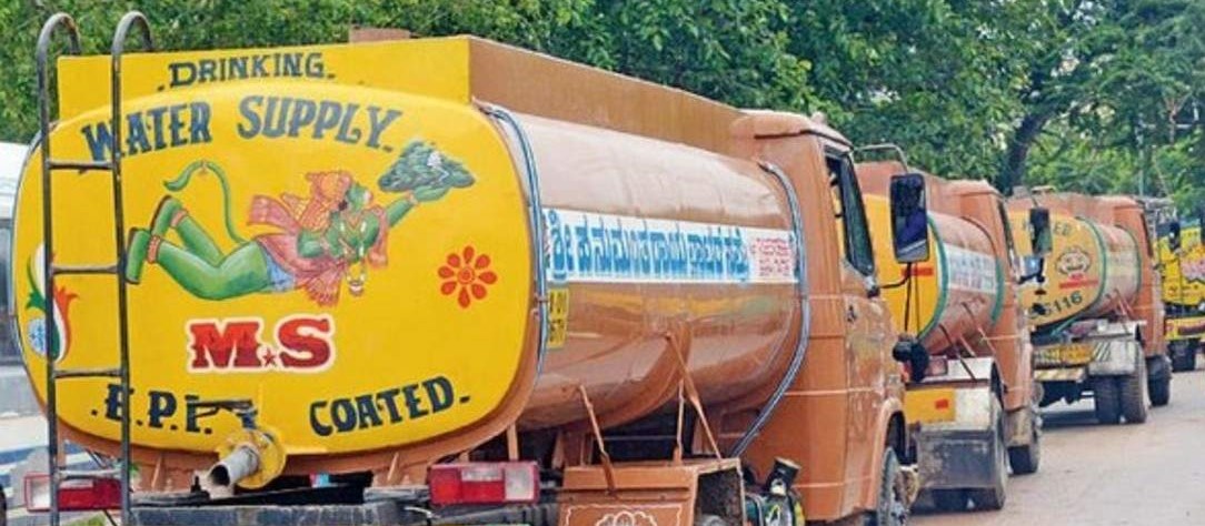 ಮ.ನ.ಪಾ ವ್ಯಾಪ್ತಿಯಲ್ಲಿ ಪ್ರತಿ ದಿನ 4,89,000 ಲೀ. ಕುಡಿಯುವ ನೀರು ಟ್ಯಾಂಕರ್ ಮೂಲಕ ಪೂರೈಕೆ
