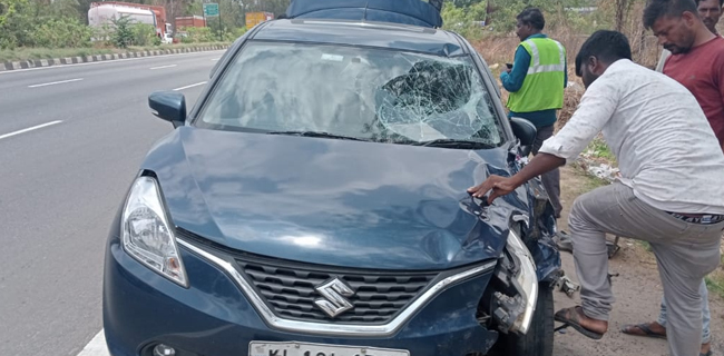 ಬೈಕ್ ಗೆ ಕಾರು ಢಿಕ್ಕಿ: ದಂಪತಿ ಸ್ಥಳದಲ್ಲೇ ಮೃತ್ಯು