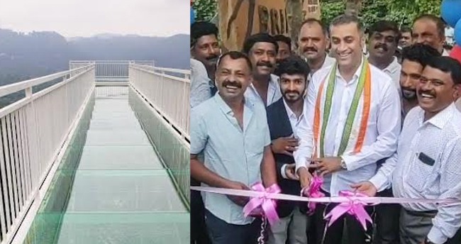 ಕೊಡಗು: ಕರ್ನಾಟಕದ ಮೊದಲ 32 ಮೀ. ಉದ್ದದ ಗಾಜಿನ ಸೇತುವೆ ಉದ್ಘಾಟನೆ