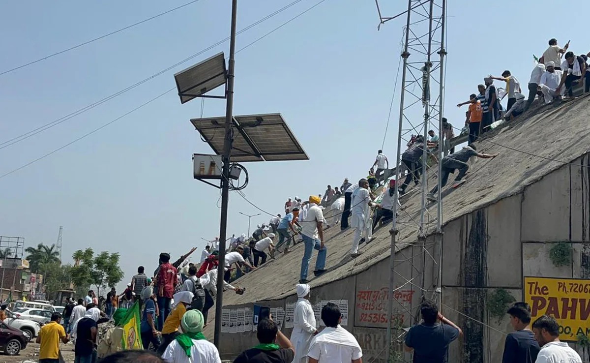 ಹರ್ಯಾಣ: ಪ್ರತಿಭಟನಾನಿರತ ರೈತರಿಂದ ದಿಲ್ಲಿ ಹೆದ್ದಾರಿ ತಡೆ