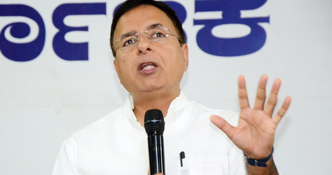 ಬಿಜೆಪಿಯ ಬಡವರ ವಿರೋಧಿ, ಪ್ರಧಾನಿ ಮೋದಿಯವರ ಶತ್ರುತ್ವ ನೀತಿ ಬಯಲು: ಸುರ್ಜೇವಾಲಾ ಕಿಡಿ