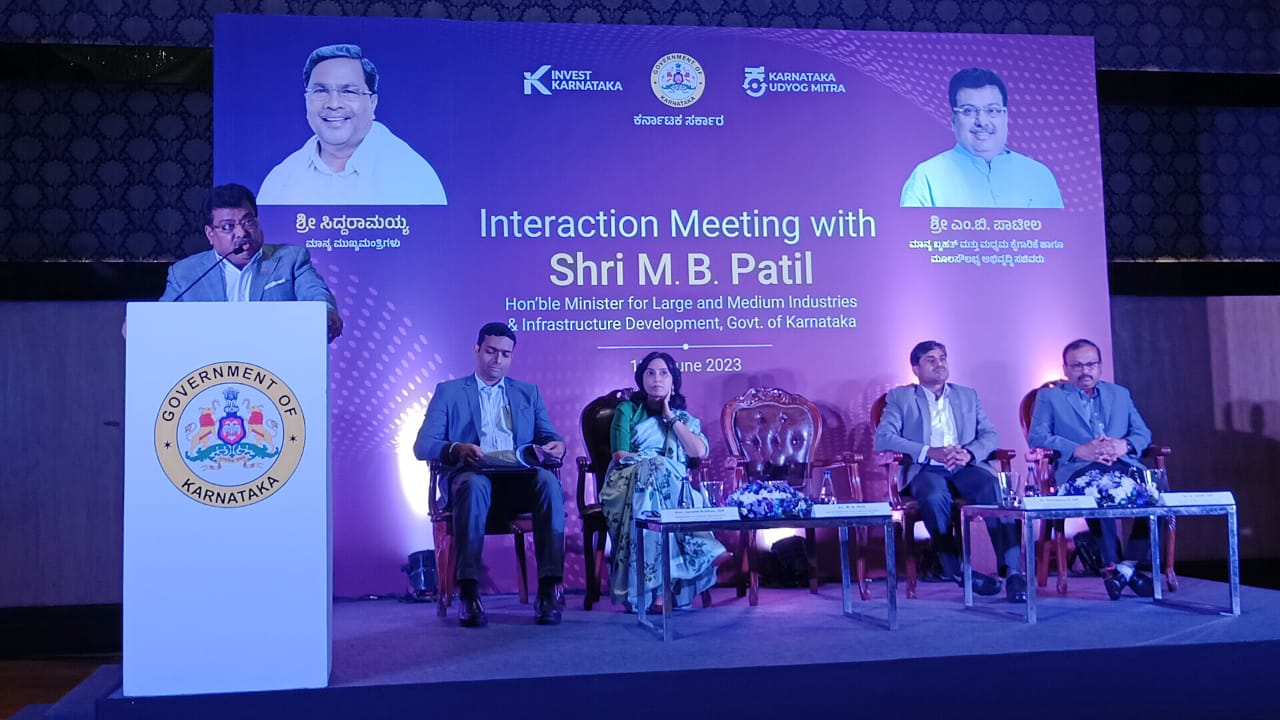 ಭಾರೀ, ಮಧ್ಯಮ ಕೈಗಾರಿಕೆಗಳ ಬೆಳವಣಿಗೆಗೆ ಆಯ್ದ 7 ವಲಯಗಳಲ್ಲಿ ವಿಷನ್ ಗ್ರೂಪ್: ಸಚಿವ ಎಂ ಬಿ ಪಾಟೀಲ್