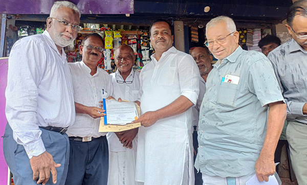 ಕಾಞಂಗಾಡ್-ಕಾಣಿಯೂರು ರೈಲು ಯೋಜನೆ ಅನುಷ್ಠಾನಗೊಳಿಸುವಂತೆ ಸ್ಪೀಕರ್‌ ಯುಟಿ ಖಾದರ್‌ಗೆ ಮನವಿ